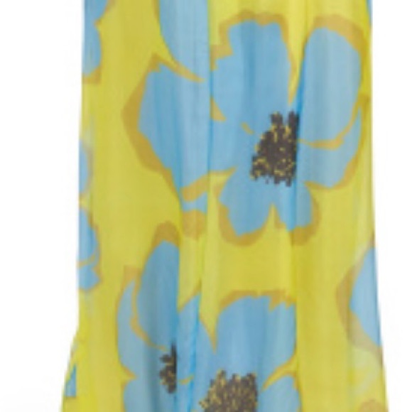 Luna Allegra Made Silk Blend Bold Floral Slip Maxi Dress - Picture 4 of 4